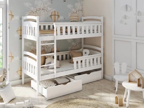 Harry Wooden Bunk Bed with Storage