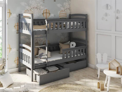 Harry Wooden Bunk Bed with Storage