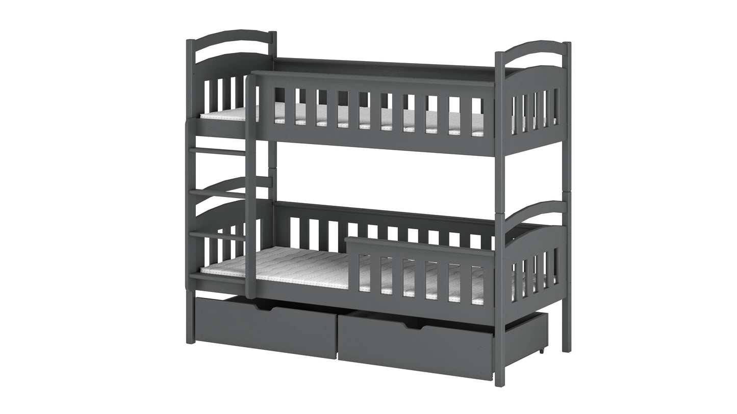 Harry Wooden Bunk Bed with Storage