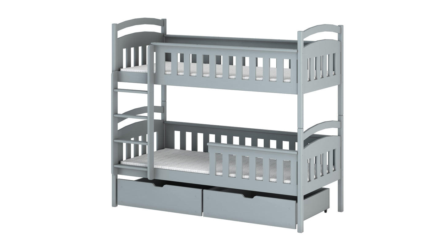 Harry Wooden Bunk Bed with Storage