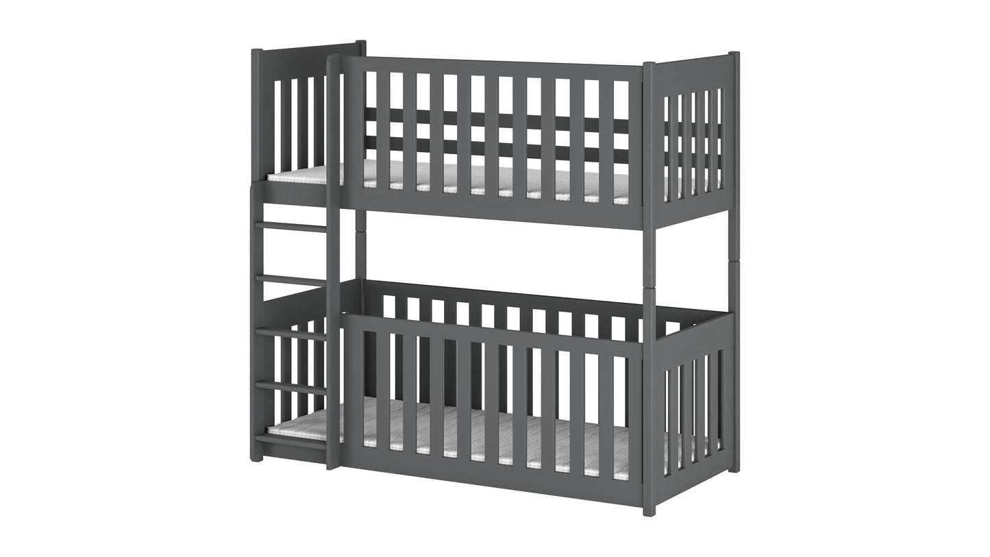 Konrad Wooden Bunk Bed with Cot Bed