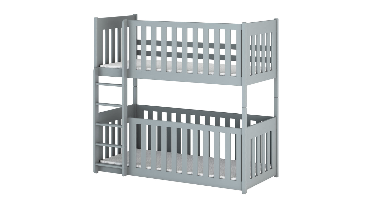 Konrad Wooden Bunk Bed with Cot Bed