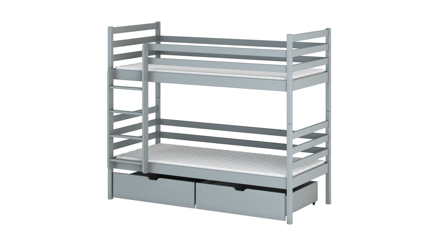 Nemo Wooden Bunk Bed with Storage