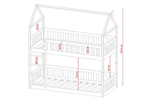 Pola Wooden Bunk Bed