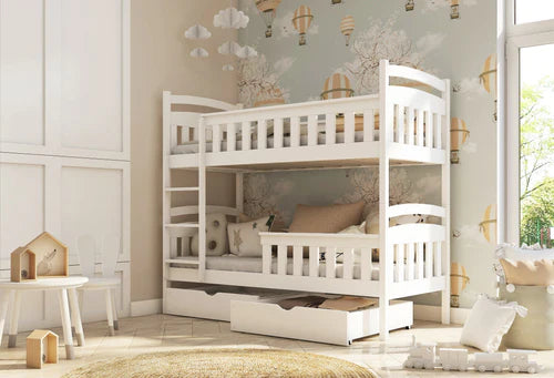 Harry Wooden Bunk Bed with Storage
