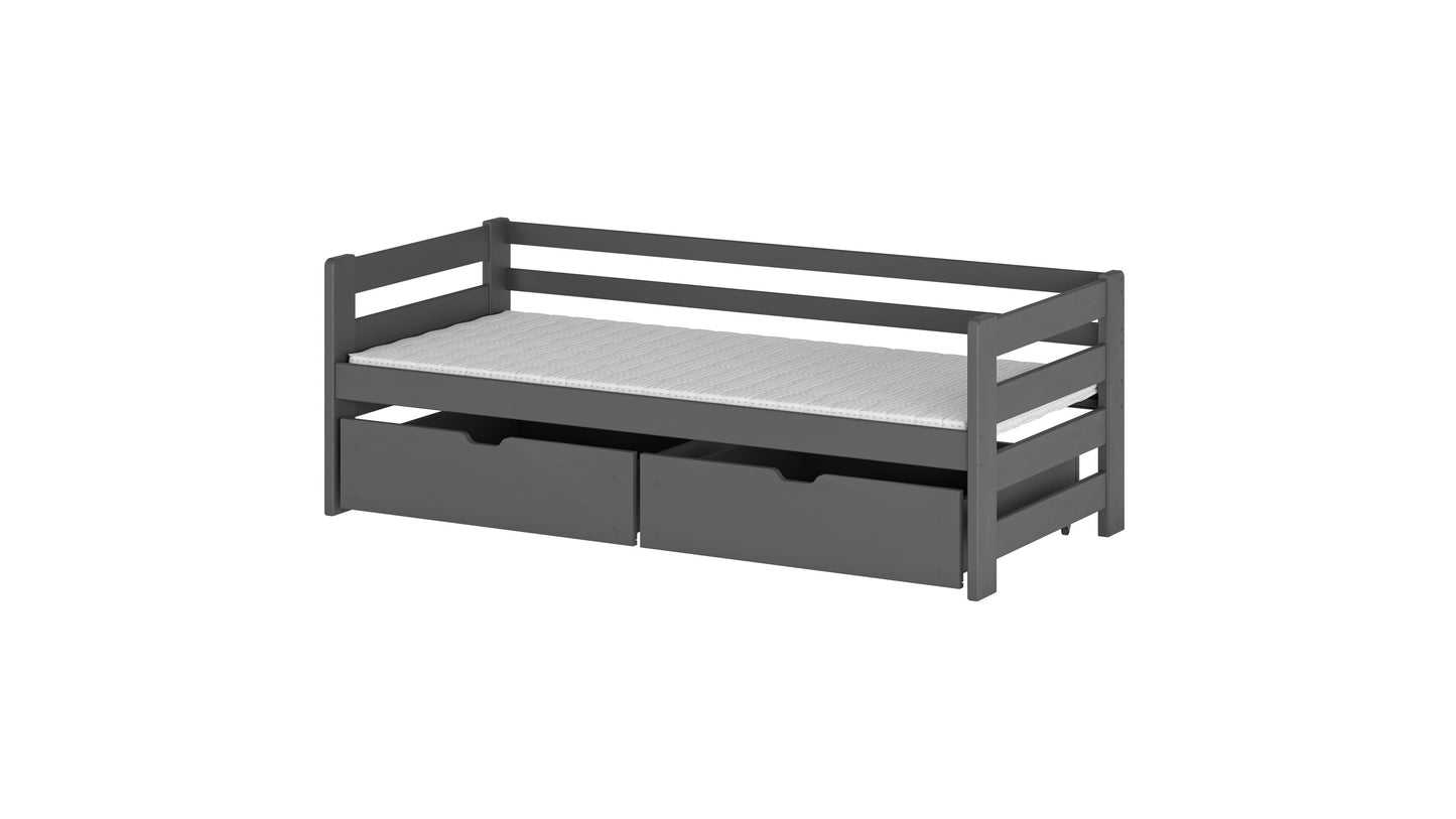 Ergo Wooden Bed with Storage