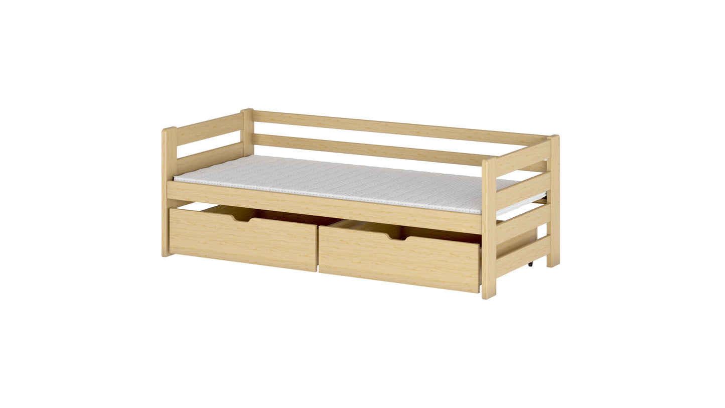 Ergo Wooden Bed with Storage