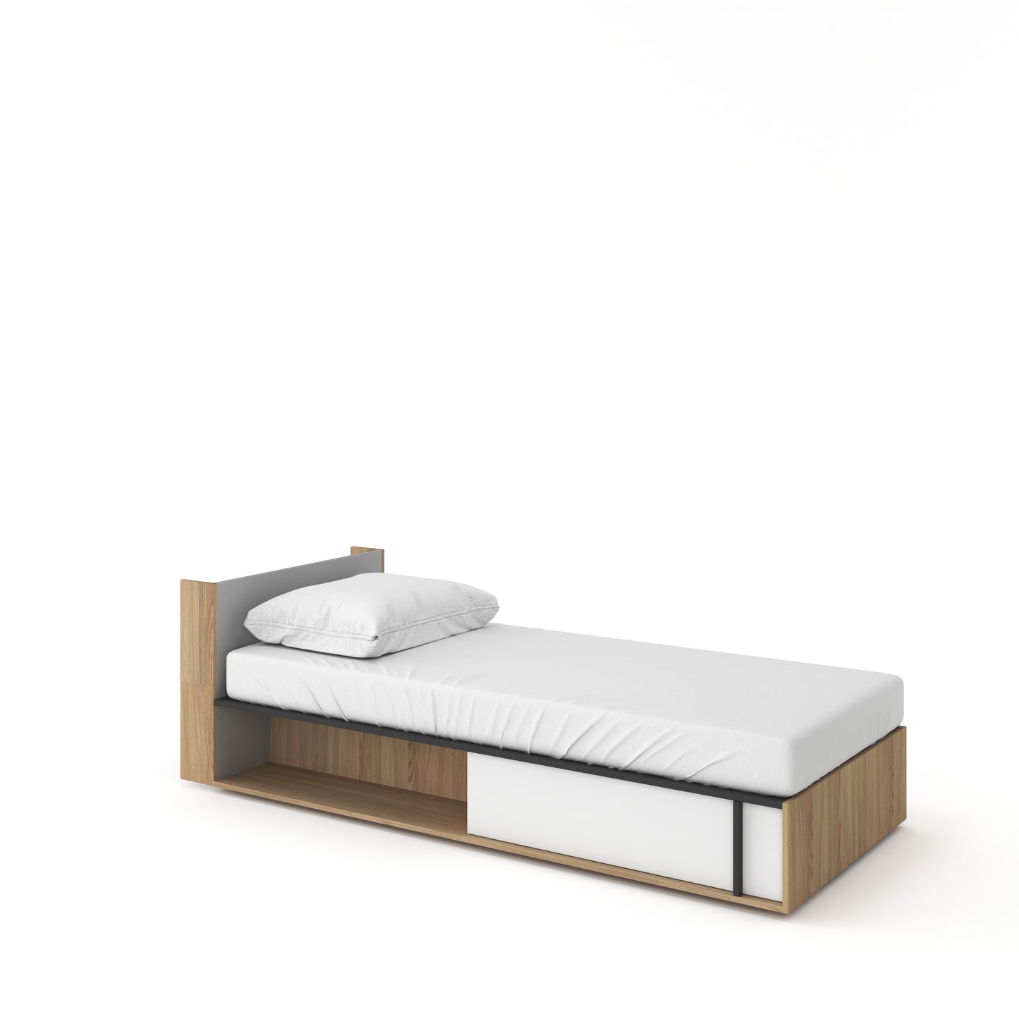 Imola Bed With Mattress and Under Bed Storage