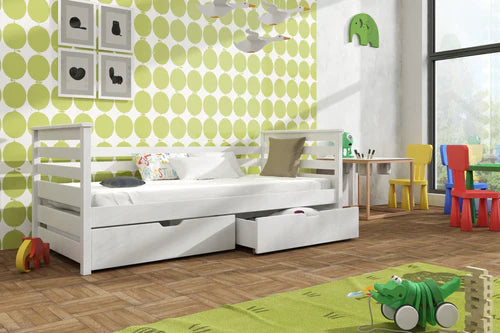 Exo Wooden Single Bed with Storage