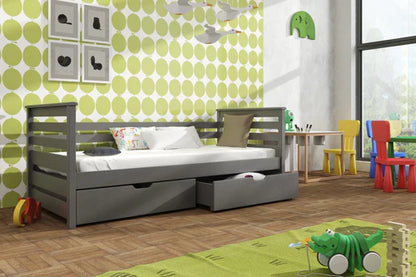 Exo Wooden Single Bed with Storage