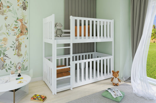 Konrad Wooden Bunk Bed with Cot Bed
