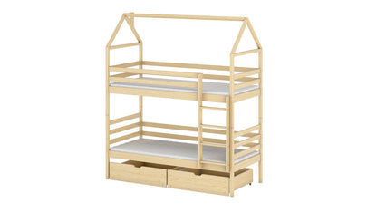 Alex Wooden Bunk Bed With Storage