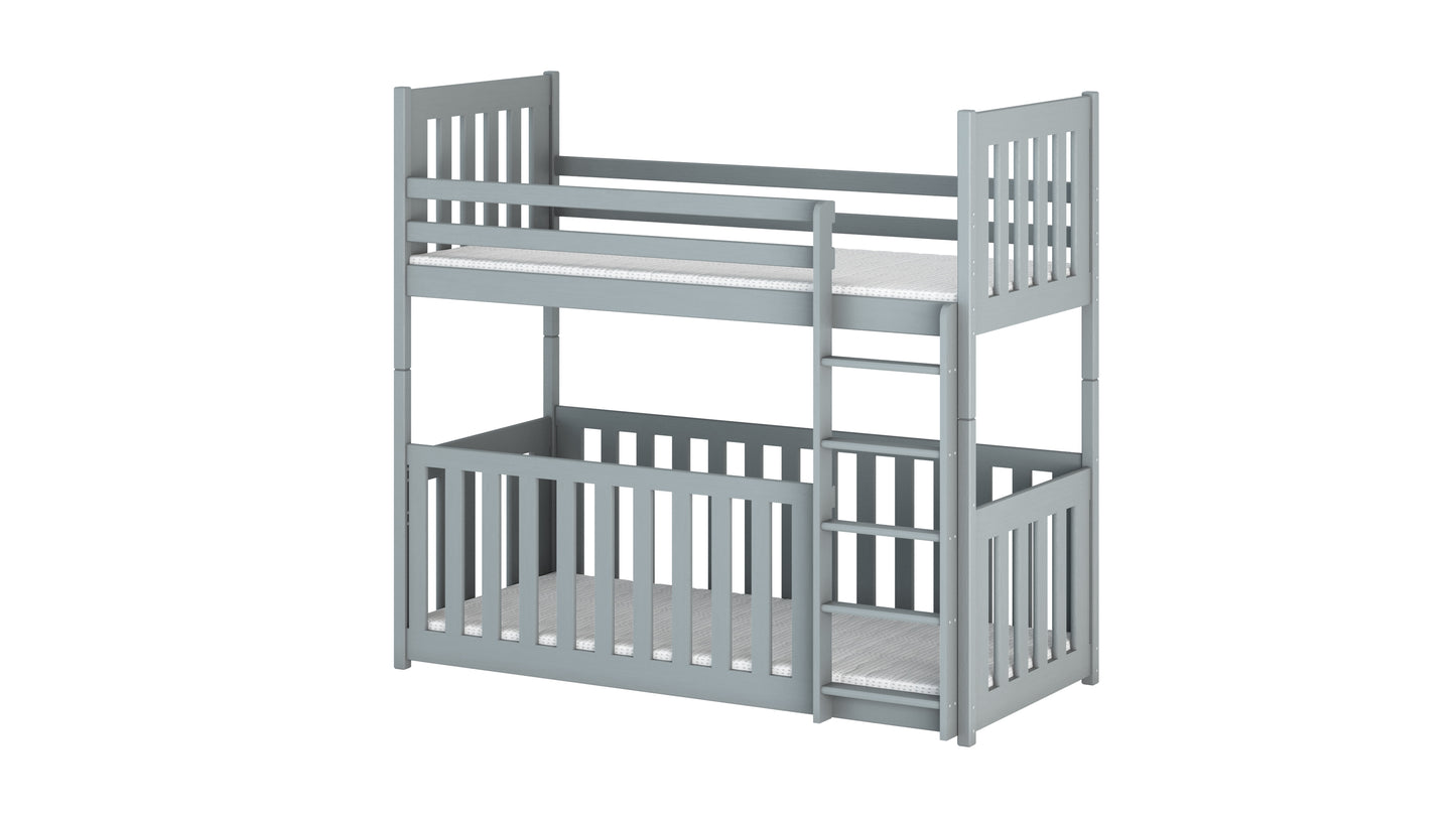 Cris Wooden Bunk Bed with Cot Bed