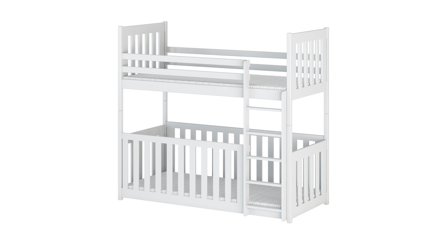 Cris Wooden Bunk Bed with Cot Bed