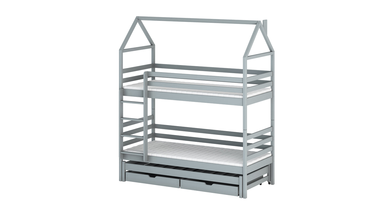 Dalia Bunk Bed with Trundle and Storage