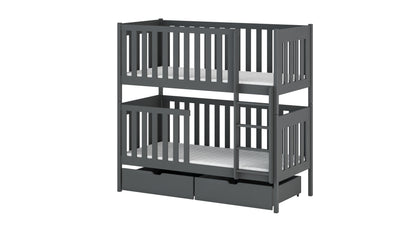 David Wooden Bunk Bed with Storage