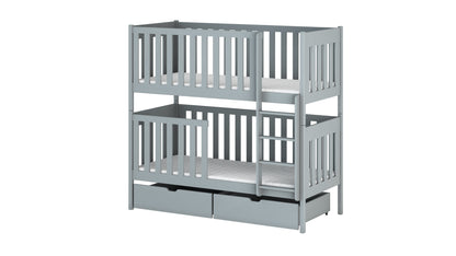 David Wooden Bunk Bed with Storage