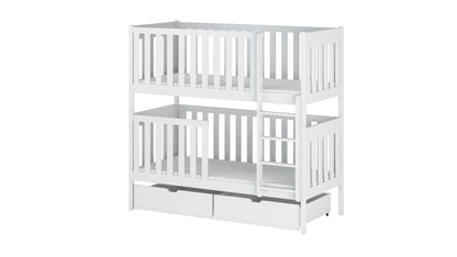 David Wooden Bunk Bed with Storage