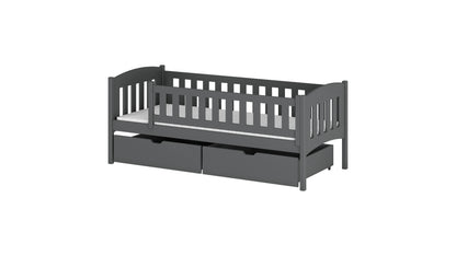 Gucio Wooden Single Bed with Storage