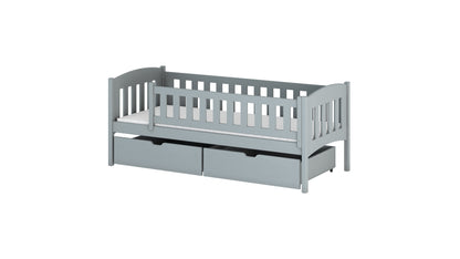 Gucio Wooden Single Bed with Storage