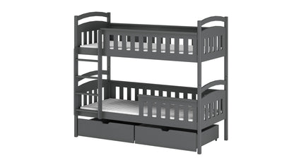 Harry Wooden Bunk Bed with Storage