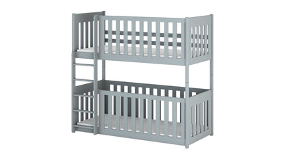 Konrad Wooden Bunk Bed with Cot Bed