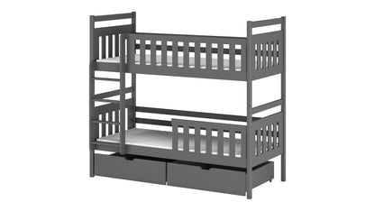 Monika Wooden Bunk Bed with Storage