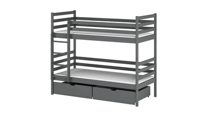 Nemo Wooden Bunk Bed with Storage
