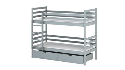 Nemo Wooden Bunk Bed with Storage
