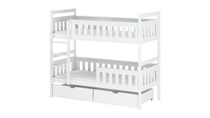 Tezo Wooden Bunk Bed with Storage