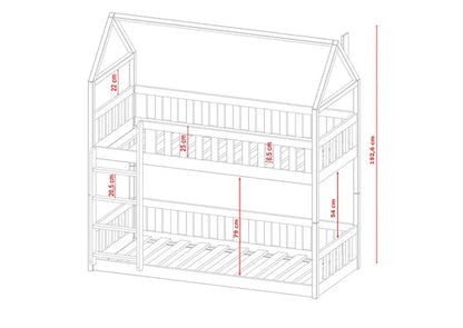 Pola Wooden Bunk Bed