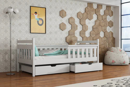 Emma Wooden Single Bed With Storage
