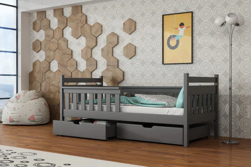 Emma Wooden Single Bed With Storage