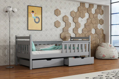 Emma Wooden Single Bed With Storage