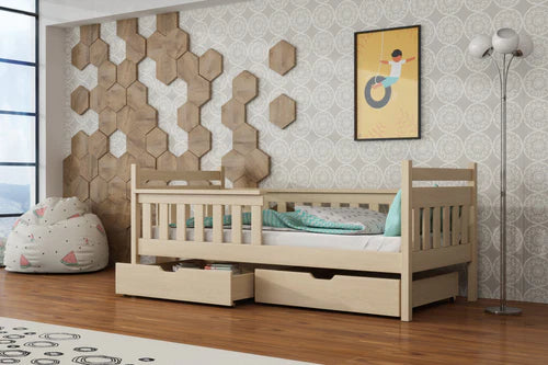 Emma Wooden Single Bed With Storage