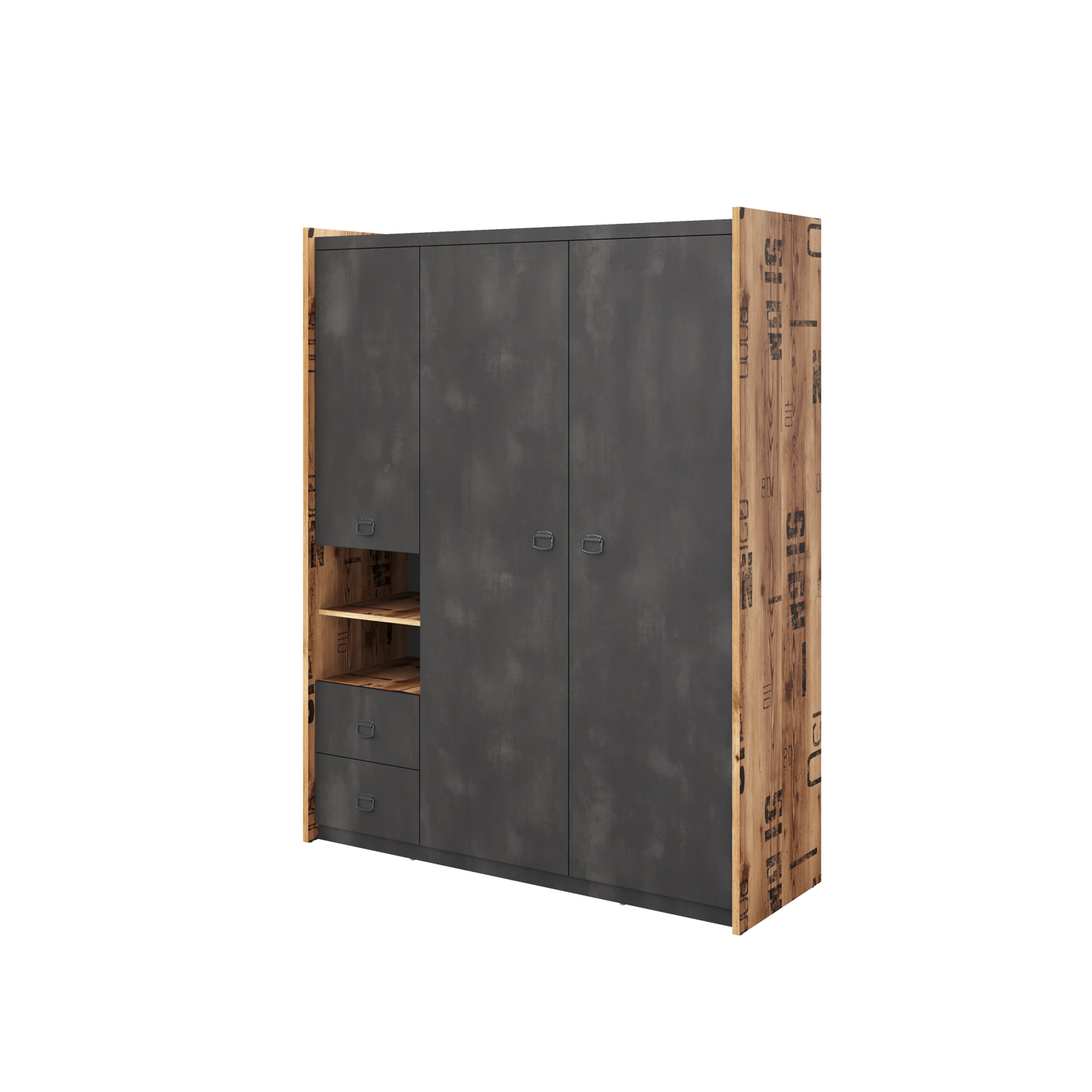 Fargo Triple Wardrobe