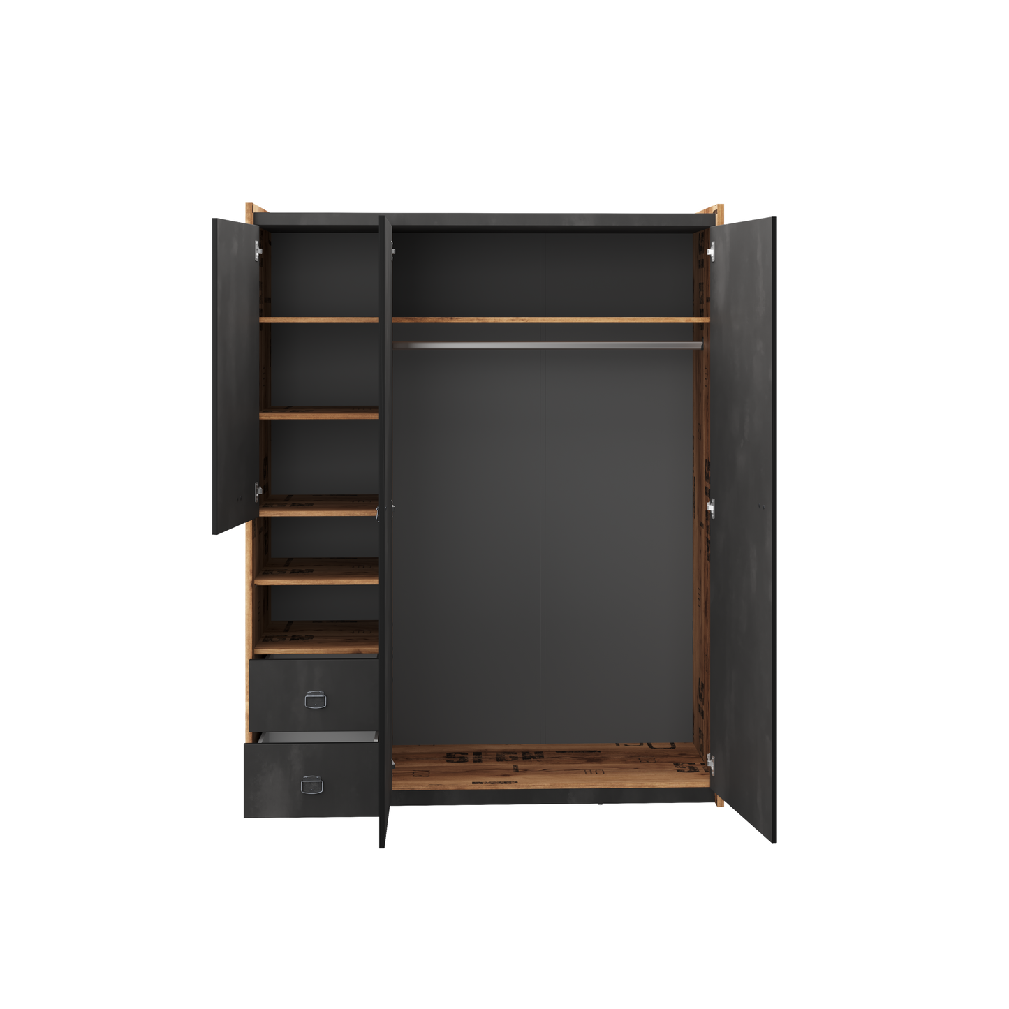 Fargo Triple Wardrobe