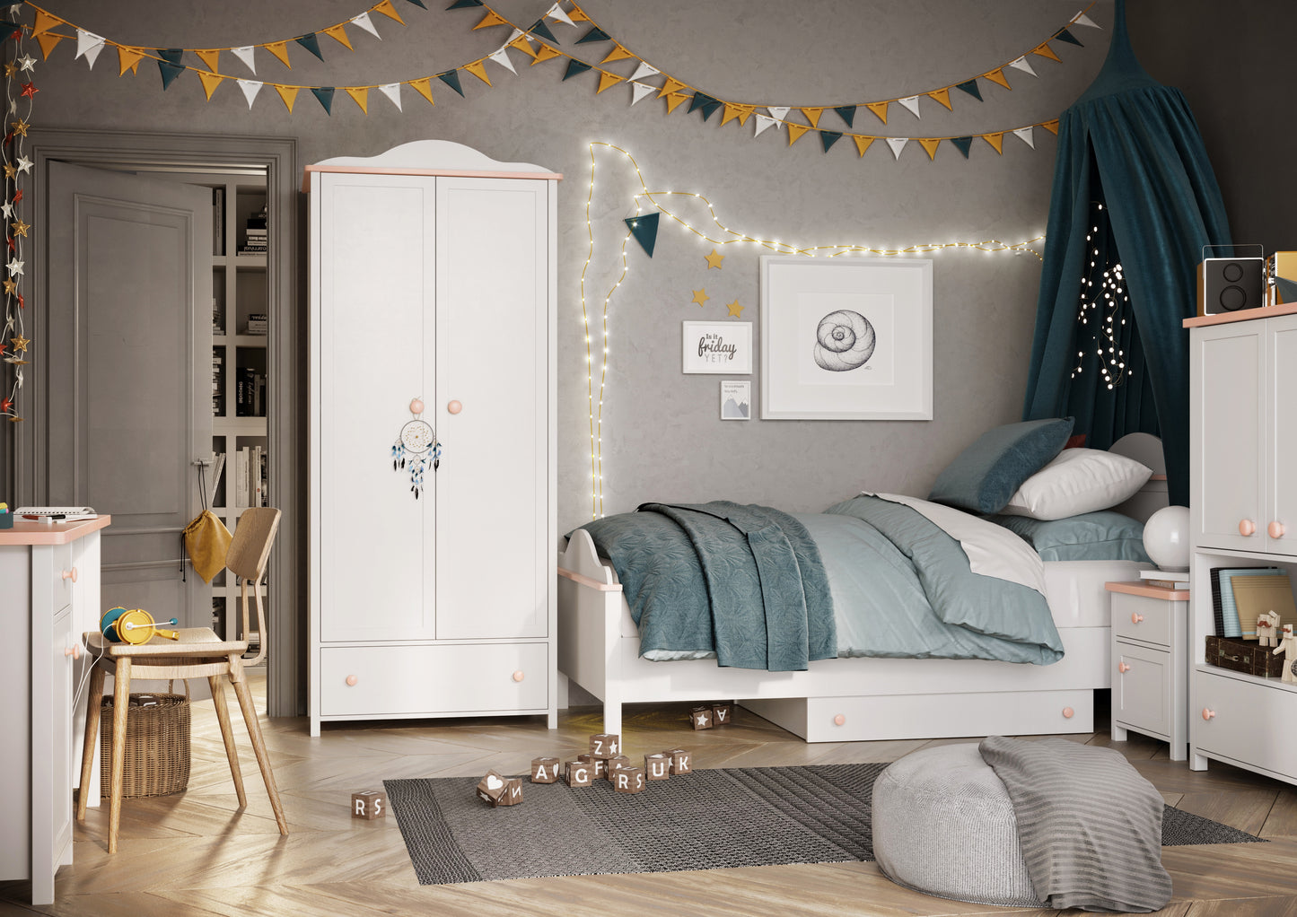 Luna bed With Under-Bed Drawers